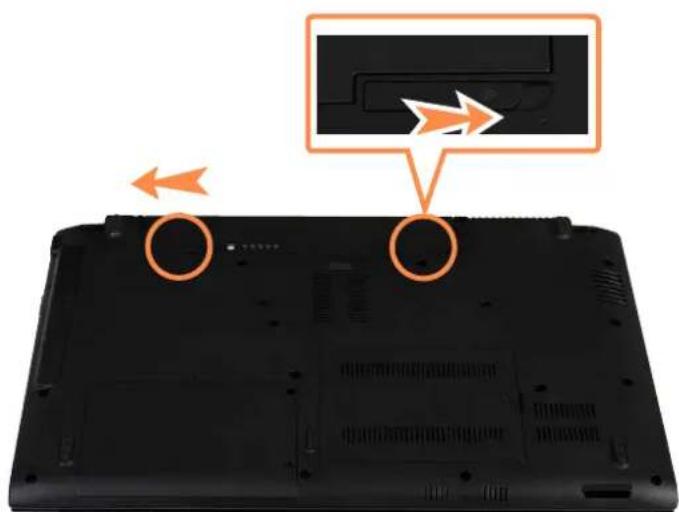 SAMSUNG NP-R560 - Installing/Removing the Battery - 1