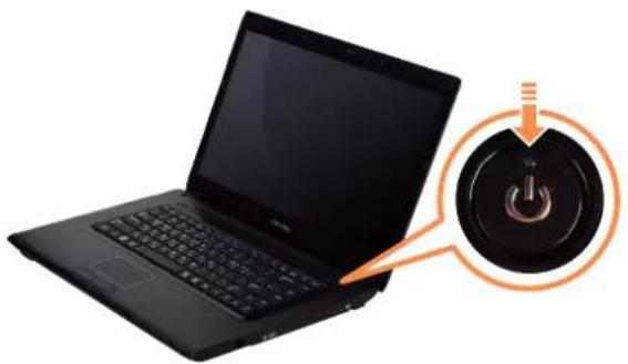 SAMSUNG NP-R560 - Turning the computer on - 1