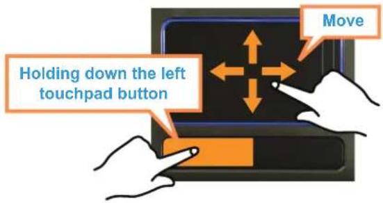 SAMSUNG NP-R560 - Drag Function - 1