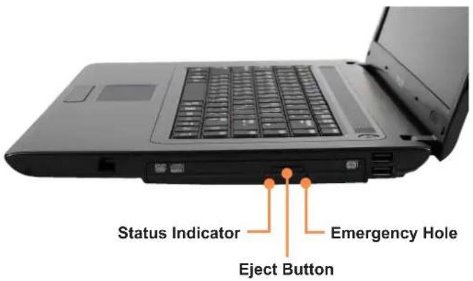 SAMSUNG NP-R560 - Inserting and Ejecting a CD - 2
