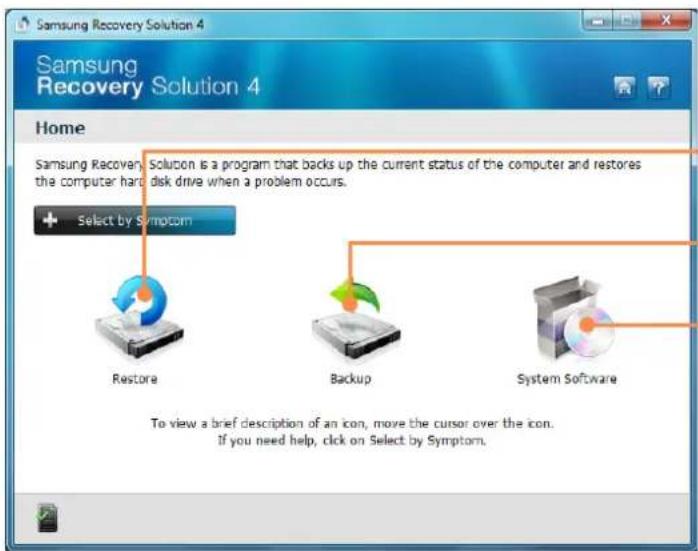 SAMSUNG NP-R560 - Samsung Recovery Solution Functions - 1