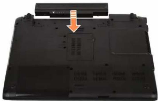 SAMSUNG NP-R505I - Installing/Removing the Battery - 2