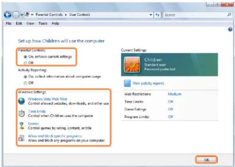 SAMSUNG NP-R505I - Configuring Parental Controls - 1