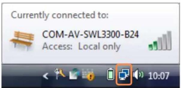 SAMSUNG NP-R505I - Checking the network connection status - 1