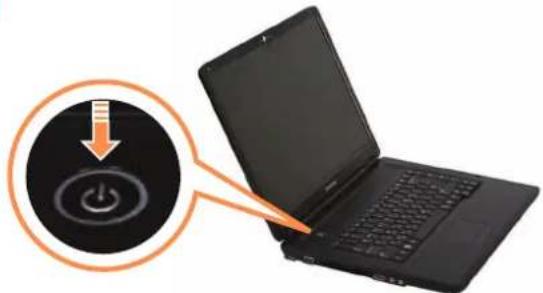 SAMSUNG NP-R505I - Turning the computer on - 1