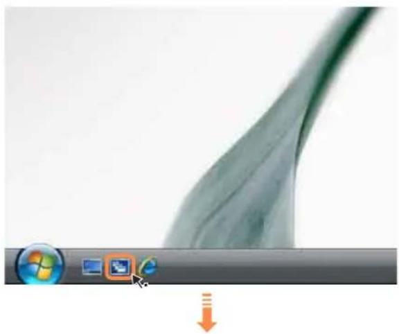 SAMSUNG NP-R505I - ▶ Switching between Windows - 1