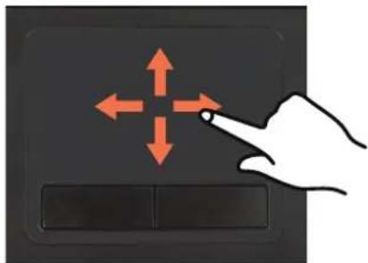 SAMSUNG NP-R505I - Moving the cursor on the screen - 1