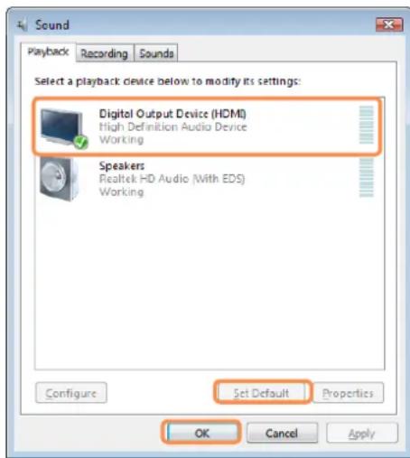 SAMSUNG NP-R505I - Setting up HDMI TV audio - 2