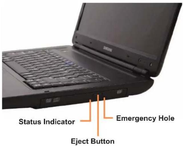 SAMSUNG NP-R505I - Inserting and Ejecting a CD - 1