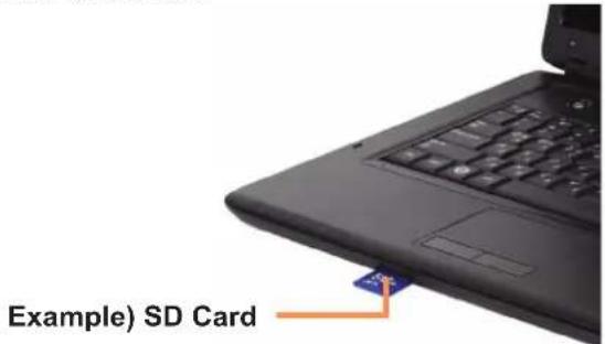 SAMSUNG NP-R505I - To Insert and Use a Memory Card - 1