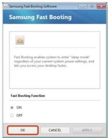 SAMSUNG NP-Q530E - Using Fast Booting - 1