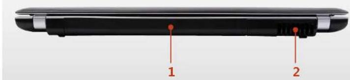 SAMSUNG NP-Q530E - Back View - 1
