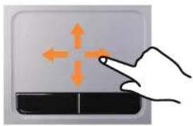 SAMSUNG NP-Q530E - Moving the cursor on the screen - 1