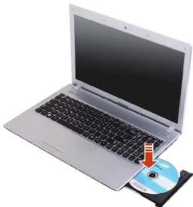 SAMSUNG NP-Q530E - Inserting and Ejecting a CD - 2