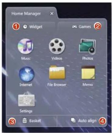 SAMSUNG NP-Q530E - ▶ Home Manager Screen - 1