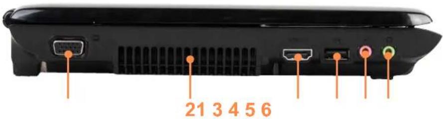 SAMSUNG NP-Q210 - Left View - 1