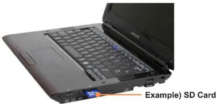 SAMSUNG NP-Q210 - To Insert and Use a Memory Card - 2