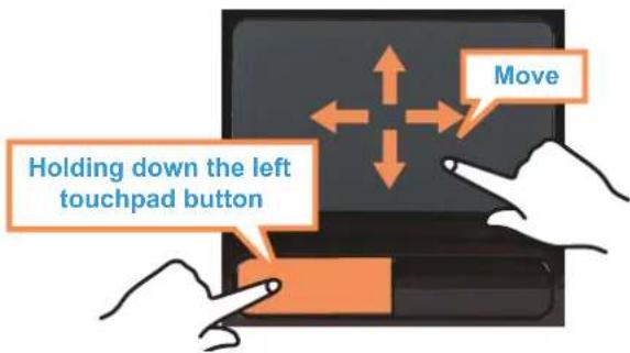 SAMSUNG NP-Q210 - Drag Function - 1
