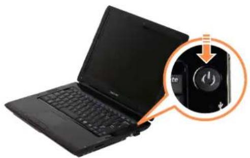 SAMSUNG NP-Q210 - Turning the computer on - 1