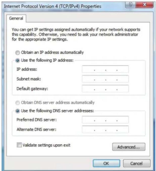 SAMSUNG NP-P530I - Configure the IP settings. When using DHCP, select Obtain an IP address automatically. To use a static IP address, select Use the following IP address, and set the IP address manually. - 1