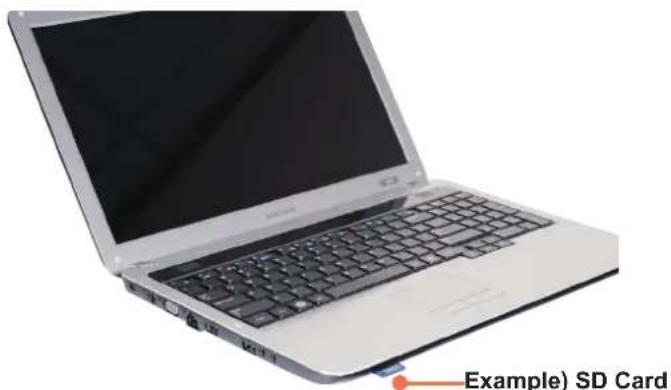 SAMSUNG NP-P530I - To Insert and Use a Memory Card - 2