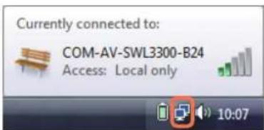 SAMSUNG NP-P530I - Checking the network connection status - 2