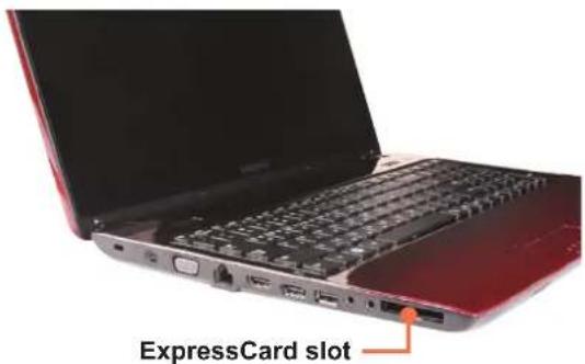 SAMSUNG NP-P530I - To insert a card - 1