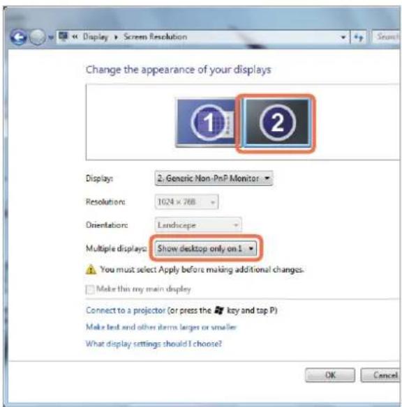 SAMSUNG NP-P530I - Canceling Dual View - 1