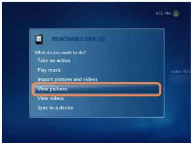 SAMSUNG NP-P460I - Viewing Pictures and Videos Saved on Removable Media - 2