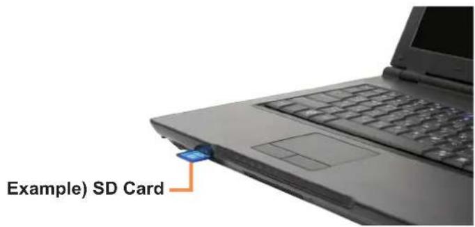 SAMSUNG NP-P460I - To Insert and Use a Memory Card - 1