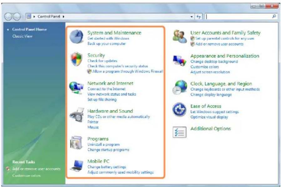 SAMSUNG NP-P460I - Opening the Control Panel - 1