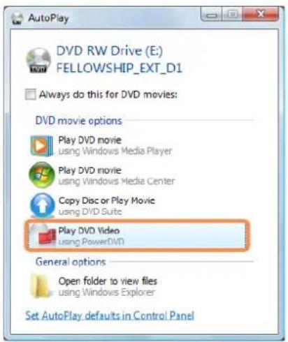 SAMSUNG NP-P460I - Playing a DVD - 1