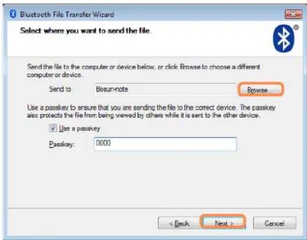 SAMSUNG NP-P460I - Exchanging Files between Bluetooth Computers - 1