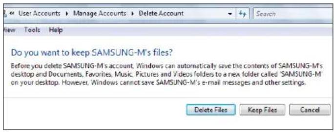 SAMSUNG NP-P460I - Removing User Accounts - 2