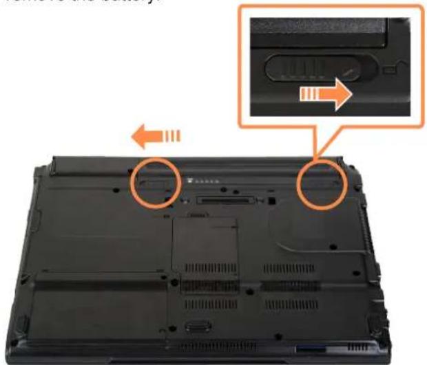SAMSUNG NP-P460I - Installing/Removing the Battery - 1