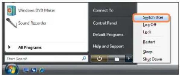 SAMSUNG NP-P460I - Switching User Accounts - 1