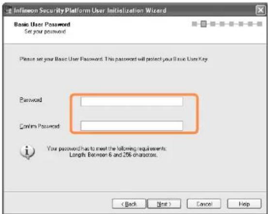 SAMSUNG NP-P460I - Registering a Security Platform User - 2