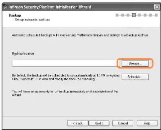 SAMSUNG NP-P460I - Initializing the Security Platform - 5