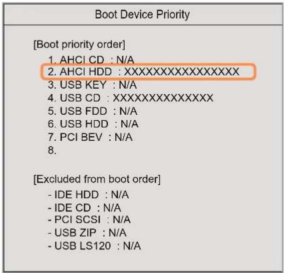 SAMSUNG NP-P210I - Changing the Boot Priority - 2