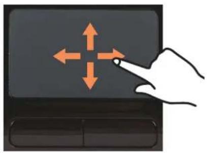 SAMSUNG NP-P210I - Moving the cursor on the screen - 1