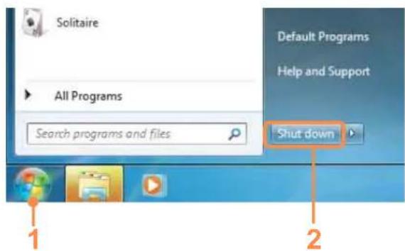 SAMSUNG NP-P210I - Turning the computer off - 2