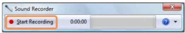 SAMSUNG NP-P210I - Using the Sound Recorder - 1