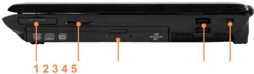 SAMSUNG NP-P210I - Right View - 1