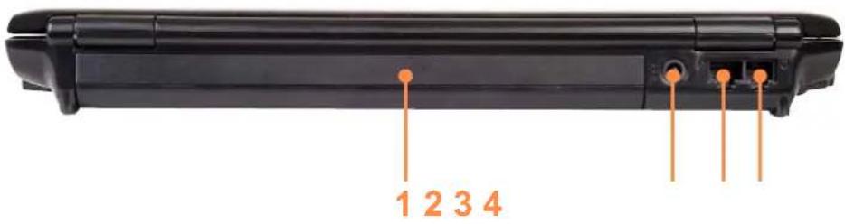 SAMSUNG NP-P210I - Back View - 1