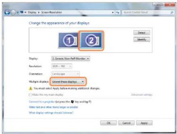 SAMSUNG NP-P210I - Selecting Dual View - 1