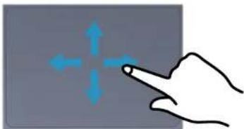 SAMSUNG NP900X3B - Moving the cursor on the screen - 1