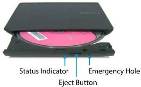 SAMSUNG NP900X3B - Inserting and Ejecting a CD - 1