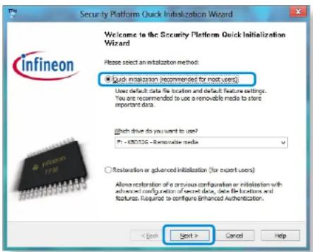 SAMSUNG NP900X3B - Registering the TPM program - 1
