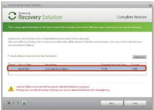SAMSUNG NP900X1B - Samsung Recovery Solution (Optional) - 1