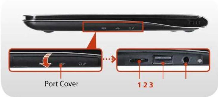 SAMSUNG NP900X1B - Right View - 3